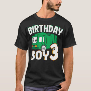 T-shirt Kids 3 Birthday Boy - 3rd Birthday Trash Recycle G