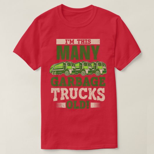 T-shirt Kids 3 Year Old Garbage (Design devant)