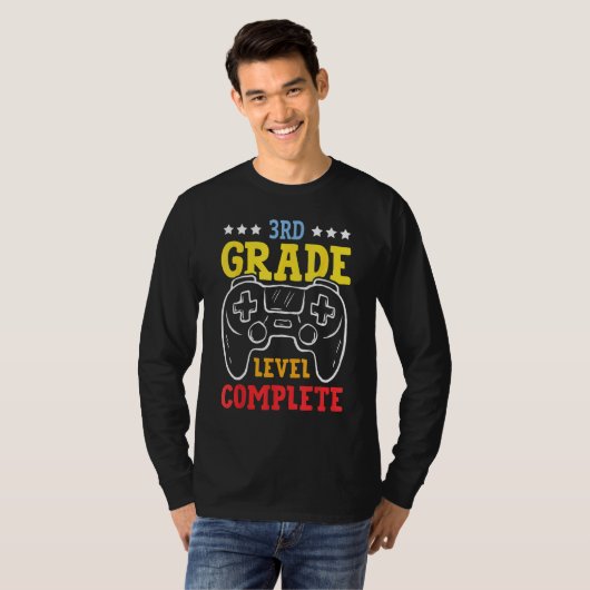 T-shirt Kids 3rd Grade Level Complete Last Day Of School G (Devant entier)