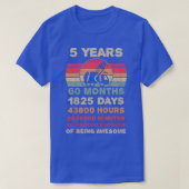 T-shirt Kids 5 Year Old Garbage Birthday 5th Birthda (Design devant)