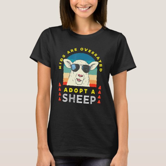 T-shirt Kids are overrated adopt a Sheep  Farmer (Devant)
