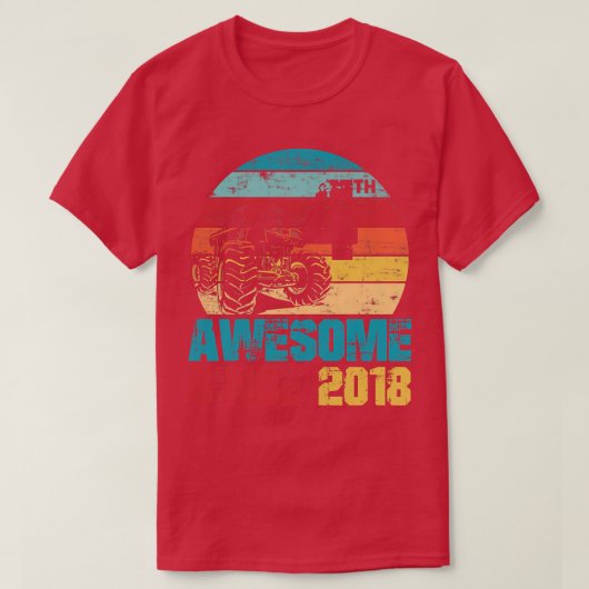 T-shirt Kids Awesome Since 2018 (Design devant)