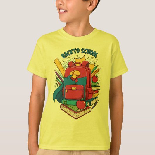 T-shirt Kids Back to School - Toddler & Preschool (Devant)