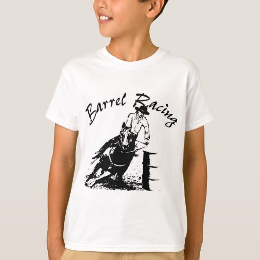 T-shirt Kid's Barrel Racing (Devant)