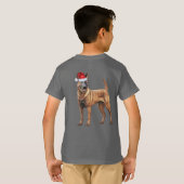 T-shirt Kids Belgian Malinois Dog Lover Funny Christmas (Dos entier)