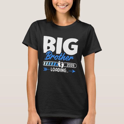 T-shirt Kids Big Brother Loading 2026 for Boy (Devant)