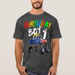 T-shirt Kids Birthday Boy 1 Year Old Monster Truck<br><div class="desc">Kids Birthday Boy 1 Year Old Monster Truck 1st Birthday.</div>