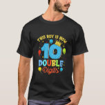T-shirt Kids Boy 10 Years Old Double Digit 10Th Birthday B<br><div class="desc">Kids Boy 10 Years Old Double Digit Shirt 10th Birthday Boy</div>
