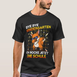 T-shirt Kids Bye Bye Kindergarten Je suis Rocking School N