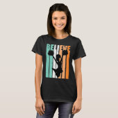 T-shirt Kids Cheerleading Cheerleader Believe Silhouette C (Devant entier)