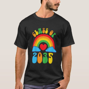 T-shirt Kids Class Of 2035 1st Day Of School First Day Of