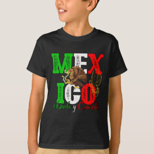 T-shirt Kids Custom nom de famille chemises mexico