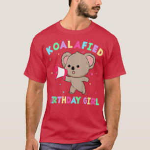 T-shirt Kids Cute Koalafied Birthday Girls chemise, Koala 