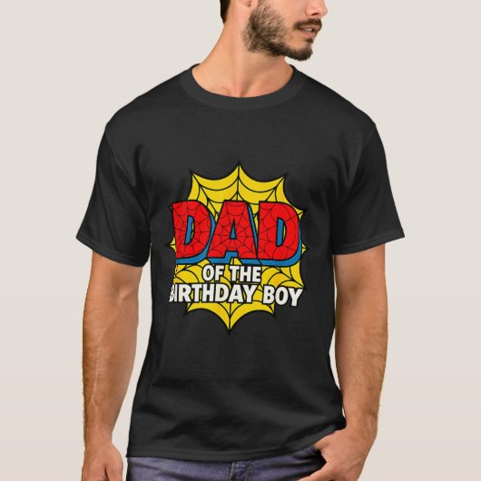 T-shirt Kids Dad Of The Birthday Boy Sder Theme Party Matc (Devant)