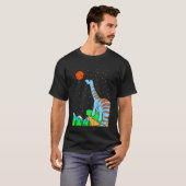 T-shirt Kids Dino Planet & Dinosaurs In Space 2 (Devant entier)