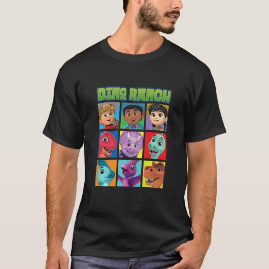 T-shirt Kids Dino Ranch Pre Westoric Ranchers Jon Miguel M (Devant)