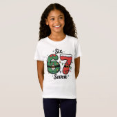T-Shirt Kids' Funny 67 Christmas Lights Holiday (Devant entier)