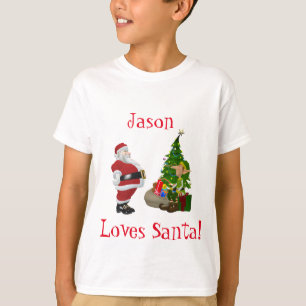 T-shirt Kids Funny Christmas Ajouter Un Nom