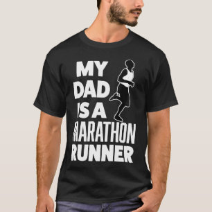 T-shirt Kids Funny My Dad est Marathon Runner Race boys,