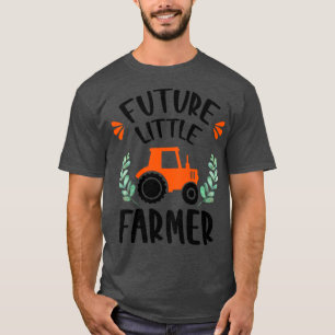 T-shirt Kids Future Little Farmer Baby Cute Tractor