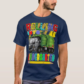 T-shirt Kids Garbage Truck, Back to School - Rolling Into