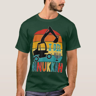 T-shirt Kids I Dig Hanukkah Ecavator Construction Toddler 