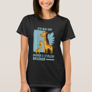 T-shirt Kids Ich Bin Ein Große Und Stolzer Bruder Giraffe