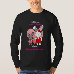 T-shirt Kids Ich Bin Jetzt Große Schwester Kleine Schweste