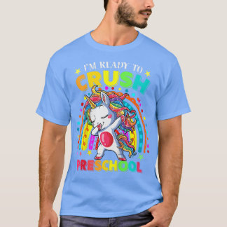 T-shirt Kids I'm Ready To Crush Preschool Dabbing Unicorn 