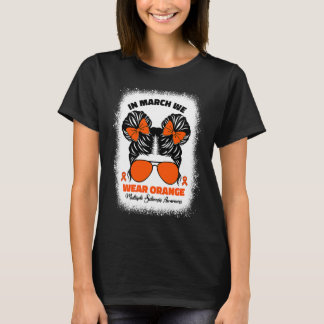T-shirt Kids In March We Wear Orange Ms Multiple Sclerosis