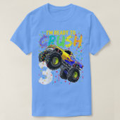 T-shirt Kids Ix27m Ready to Crush 3 Monster Truck 3rd Birt (Design devant)