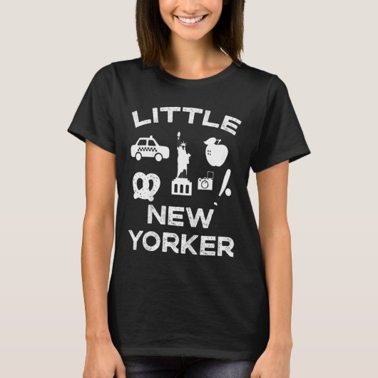 T-shirt Kids Little New Yorker New York Design pour enfant (Devant)