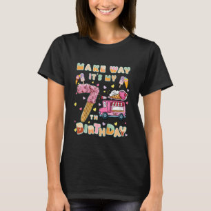 T-shirt Kids Make way c'est mon 7ème anniversaire de naiss