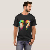 T-shirt Kids Meme 67 Number Six 6 Seven 7 Ice Cream Drips  (Devant entier)