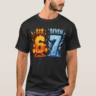 T-shirt Kids Meme 67 Six Seven 6 7 Funny Gamer Shirt For B