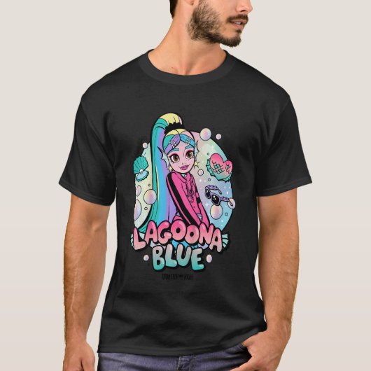 T-shirt Kids Monster High Lagoona Blue Bubbles (Devant)