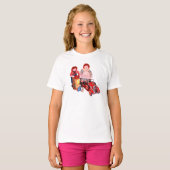T-shirt KIDS Raggedy Ann & Andy fire engine bloque les jou (Devant entier)