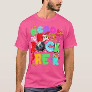 T-shirt Kids Ready To Rock Pre-K Guitar Back To School Boy