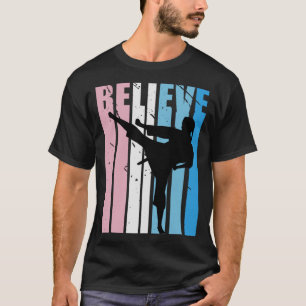 T-shirt Kids Retro Jiu Jitsu Motivational Believe Ice Defe