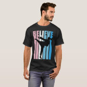 T-shirt Kids Retro Karate Motivational Believe Practice Th (Devant entier)