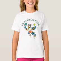 T-shirt Kids Retro Pickleball Club - Op maat
