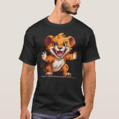 T-shirt Kids Sabertooth Tiger (Devant)