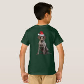 T-shirt Kids Shorthair Pointer Dog Lover Funny Christmas (Dos entier)
