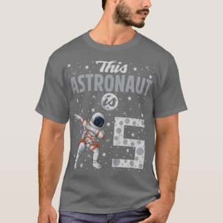 T-shirt Kids This Astronaut Is 5 Dabbing Astronaut 5th Bir