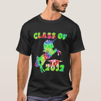 T-shirt Kids Tie Dye Unicorn Classe de premier cycle