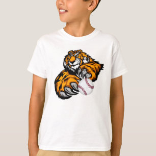 T-shirt Kids Tiger Baseball