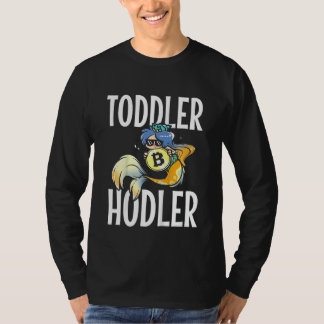 T-shirt Kids Toddler Hodler Bitcoin Mermaid with Sunglasse