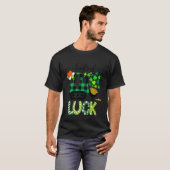 T-shirt Kids Toddler St Patricks Day Camion de Constructio (Devant entier)