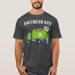 T-shirt Kids Trash Bin Birthday Boy Garbage Trucks<br><div class="desc">Les Kids Trash Bin Birthday Boy Garbage Trucks Toddler.</div>
