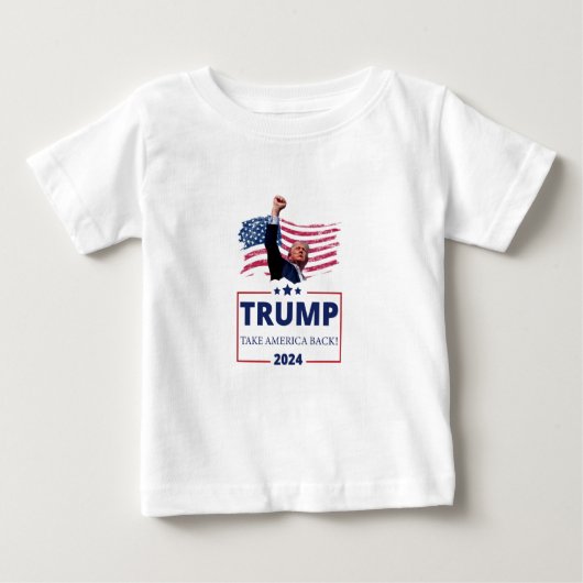 T-shirt Kids Trump 2024 "Take America Back" (Devant)